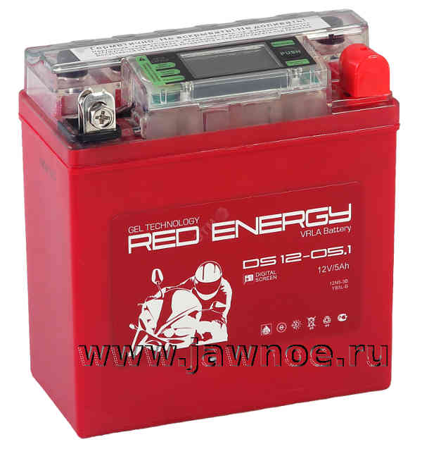 Аккумулятор Red Energy DS 1205.1 для мотоциклов Ява 638, Ява 640 (Ява Премьер), технология AGM, 12 Вольт