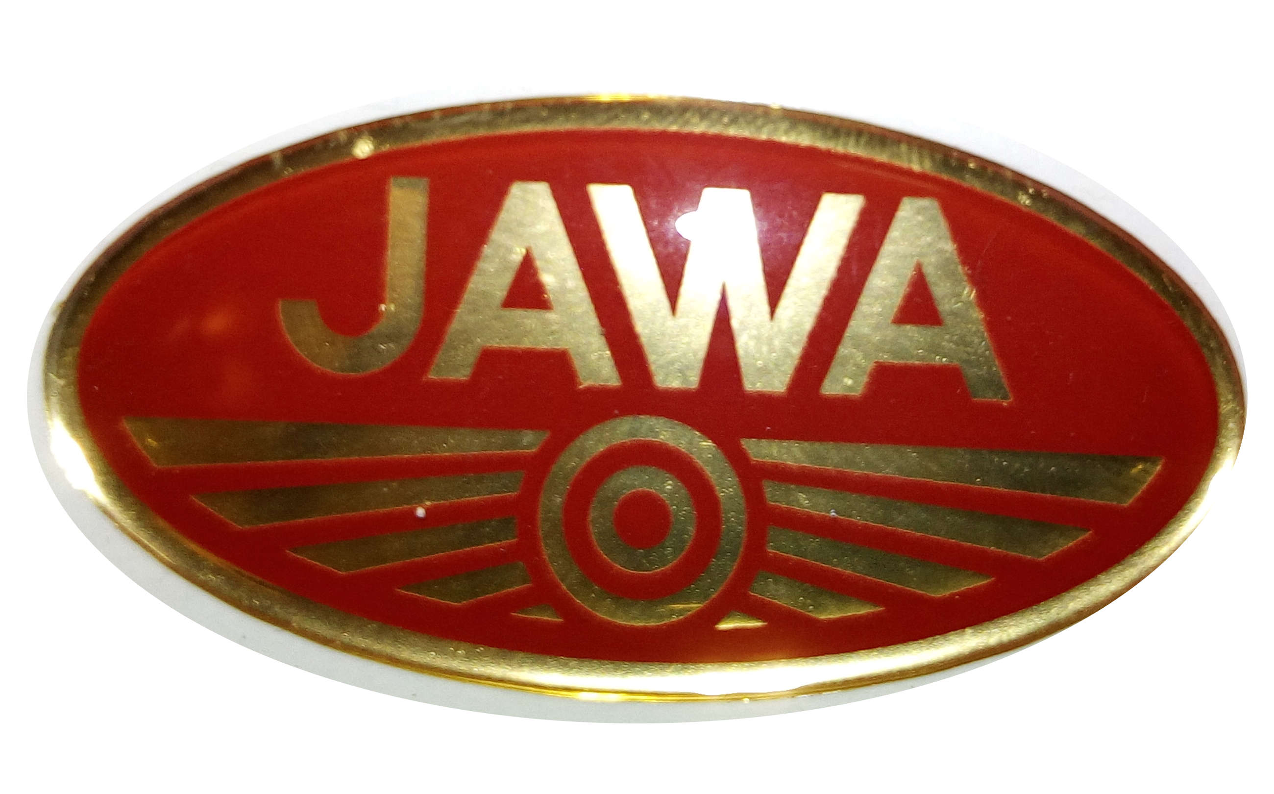 Эмблема Jawa (наклейка объемная) большая